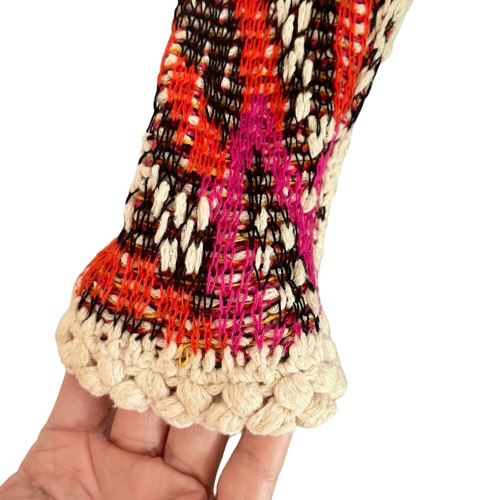 ANTHRO Moth Pleiades Open Front Cardigan Sweater Sz M Boho Hippie Western Chic - Picture 6 of 11